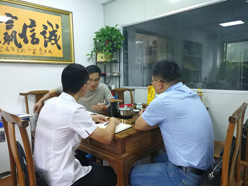 博顿投资陪同合作园区拜访项目方 需20亩土地用于扩大规模