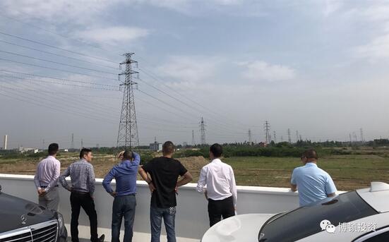 企业抱团拿地拓市场 博顿投资陪同项目方考察合作园区